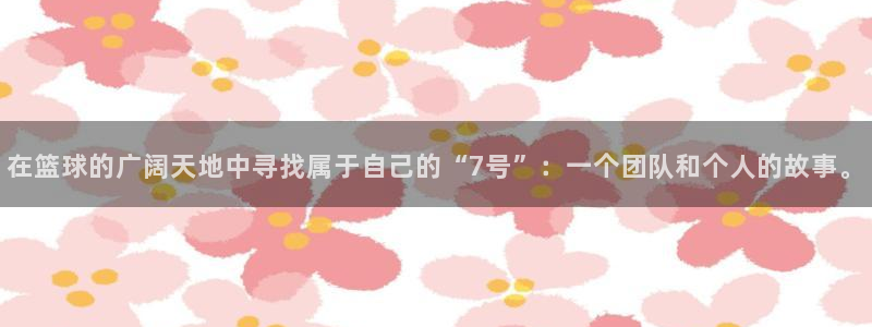 在篮球的广阔天地中寻找属于自己的“7号”：一个团队和个人的故事。